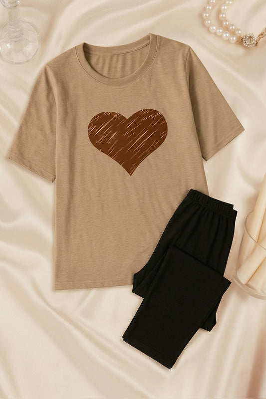 Caramel Heart Nightwear