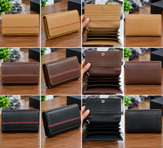 Premium Women’s Clutch Wallet – 100% Original Cow Leather